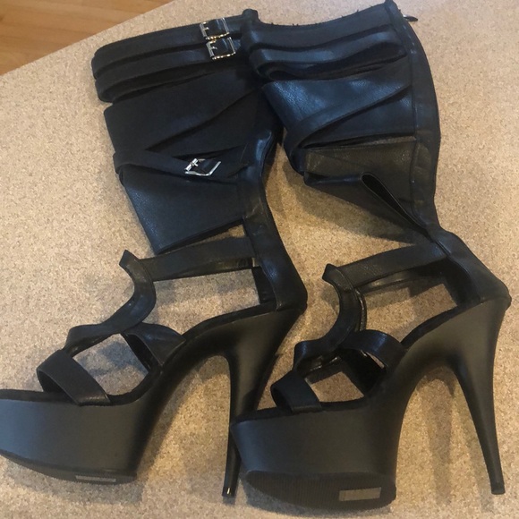 pleaser gladiator boots